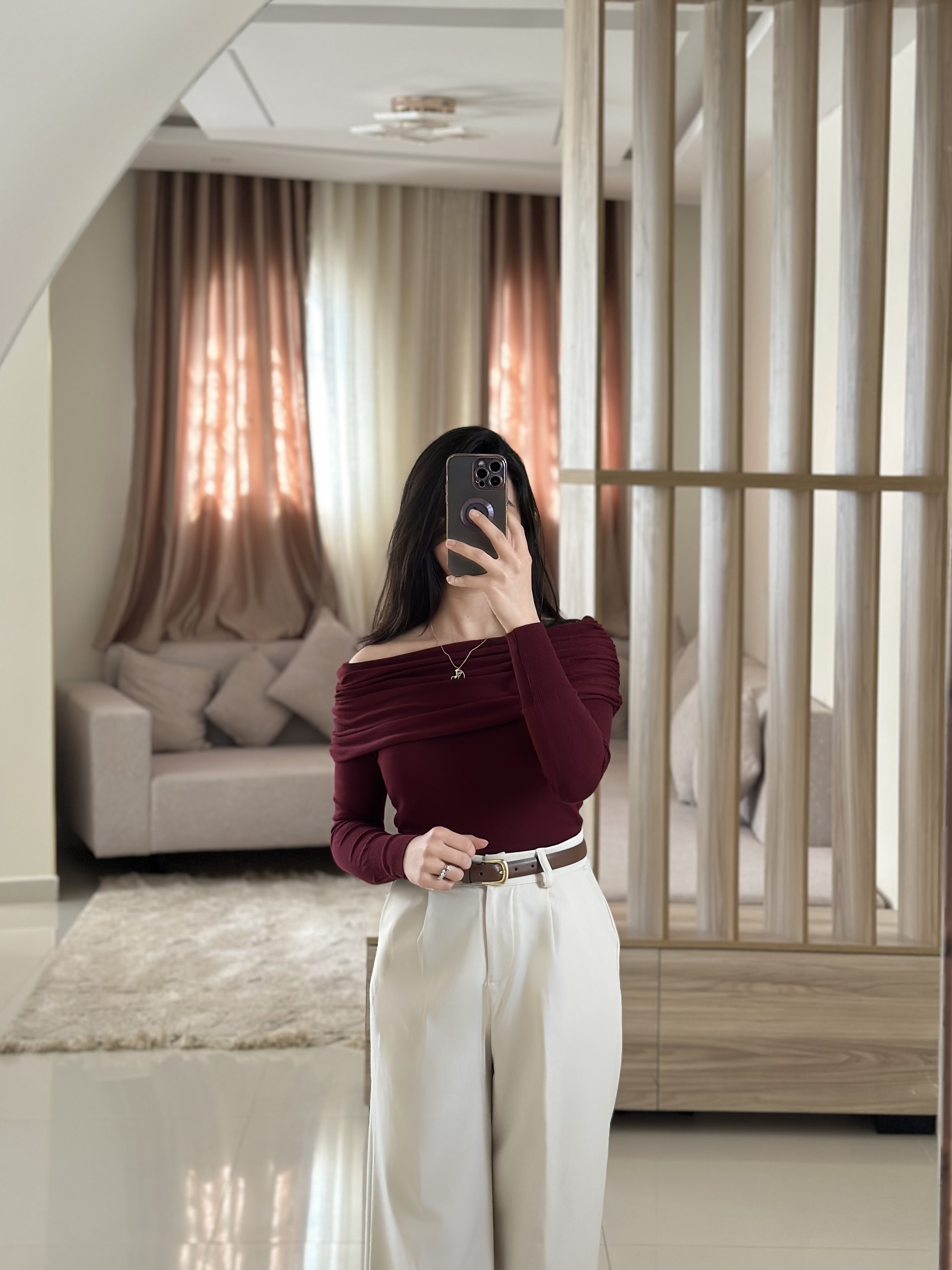 Pull col bateau en viscose 