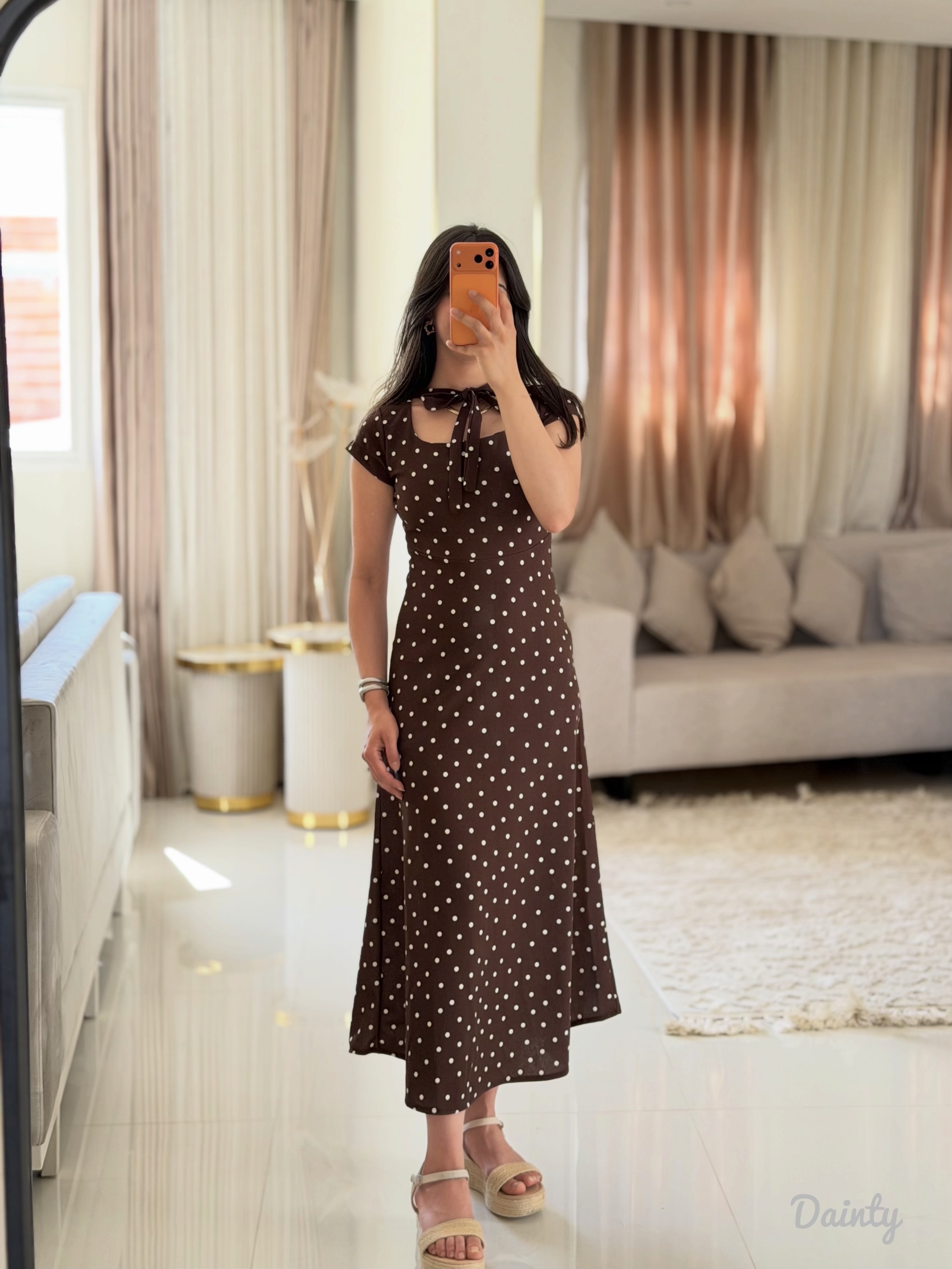 Robe polka dots